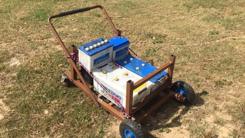 Portable Battery Trolley